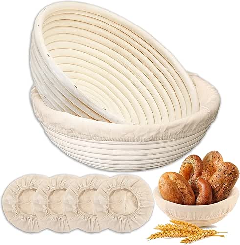Banneton Bread Proofing Basket - Proofing Basket Set of 2