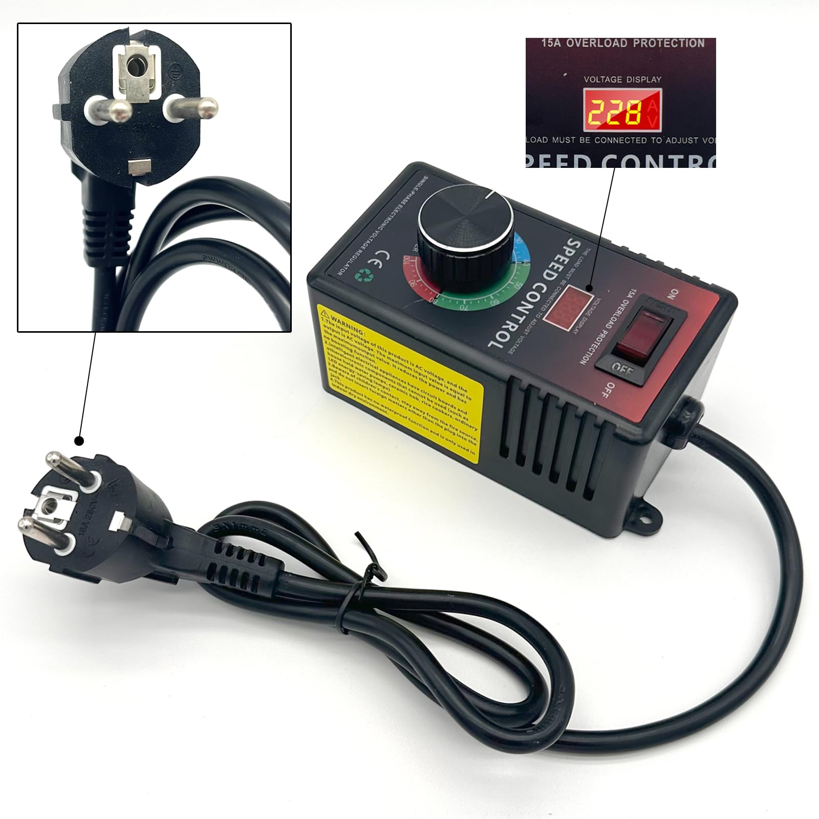 Regolatore Di Tensione, 4000W Scr Regolatore Di Velocità Del Motore Per