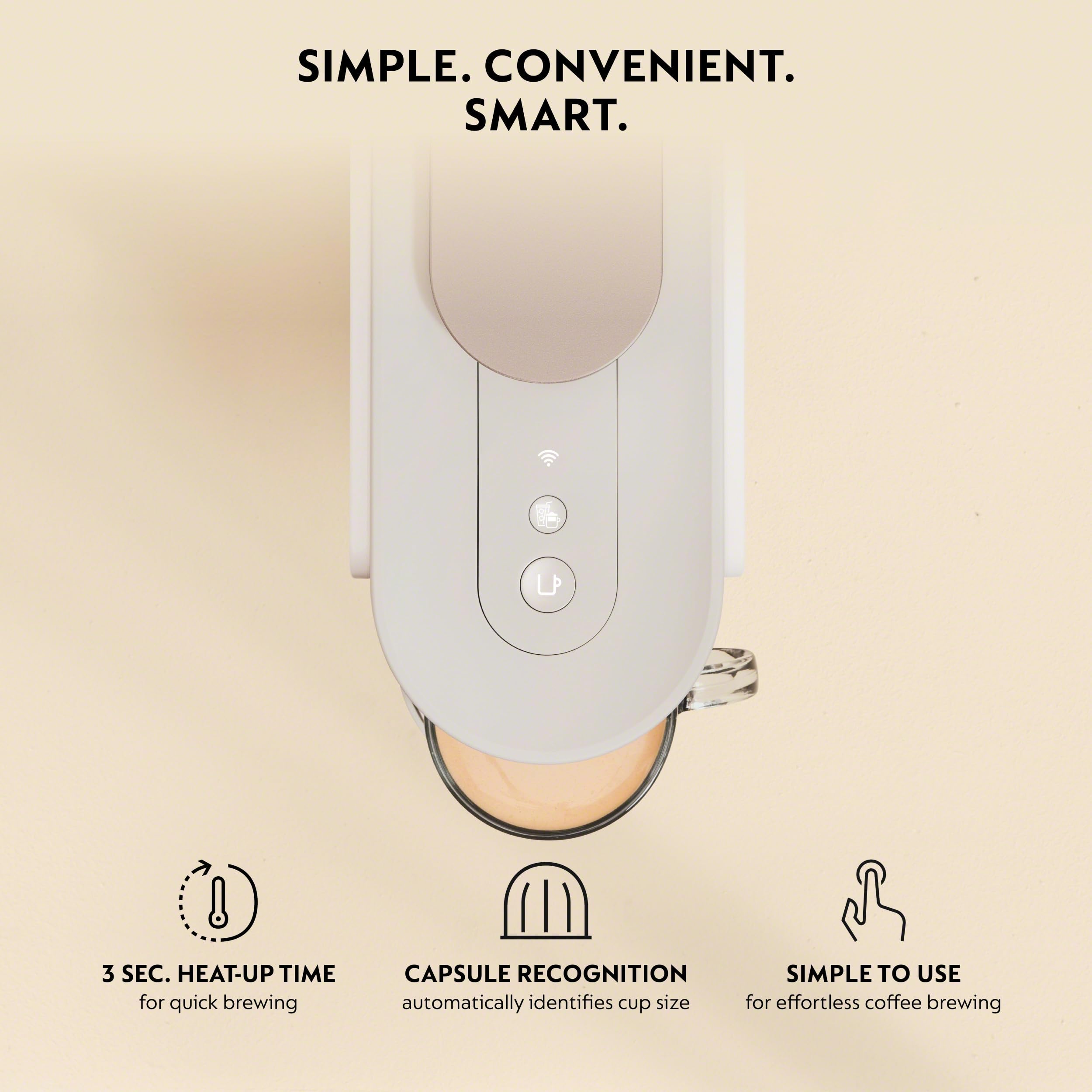 Nespresso DeLonghi Vertuo Up Máquina de café y café espresso Blanco