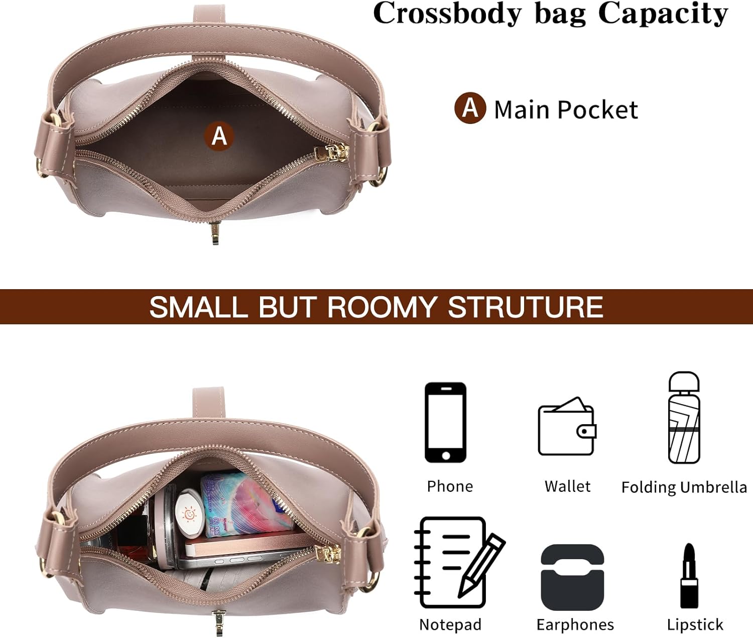 FALAN MULE Shoulder Bag for Women Cute Handbag Hobo Bags PU Leather Underarm Clutch Purse
