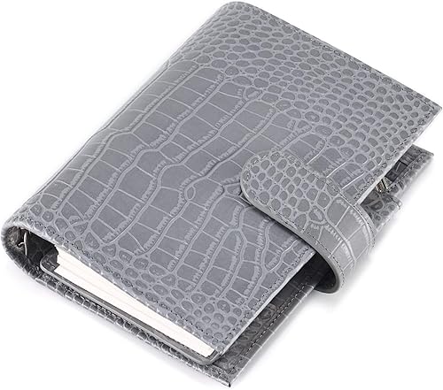 Organizador de anillos personales de cuero de grano completo con anillos de 1.181 in