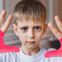 Vista 5 de Protector de pulgar para niños, 4 unidades, guantes antichuparse, de compresión masticable, para niños de 5 a 12 años