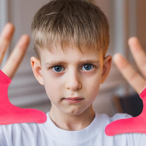 Miniatura 5 de Protector de pulgar para niños, 4 unidades, guantes antichuparse, de compresión masticable, para niños de 5 a 12 años