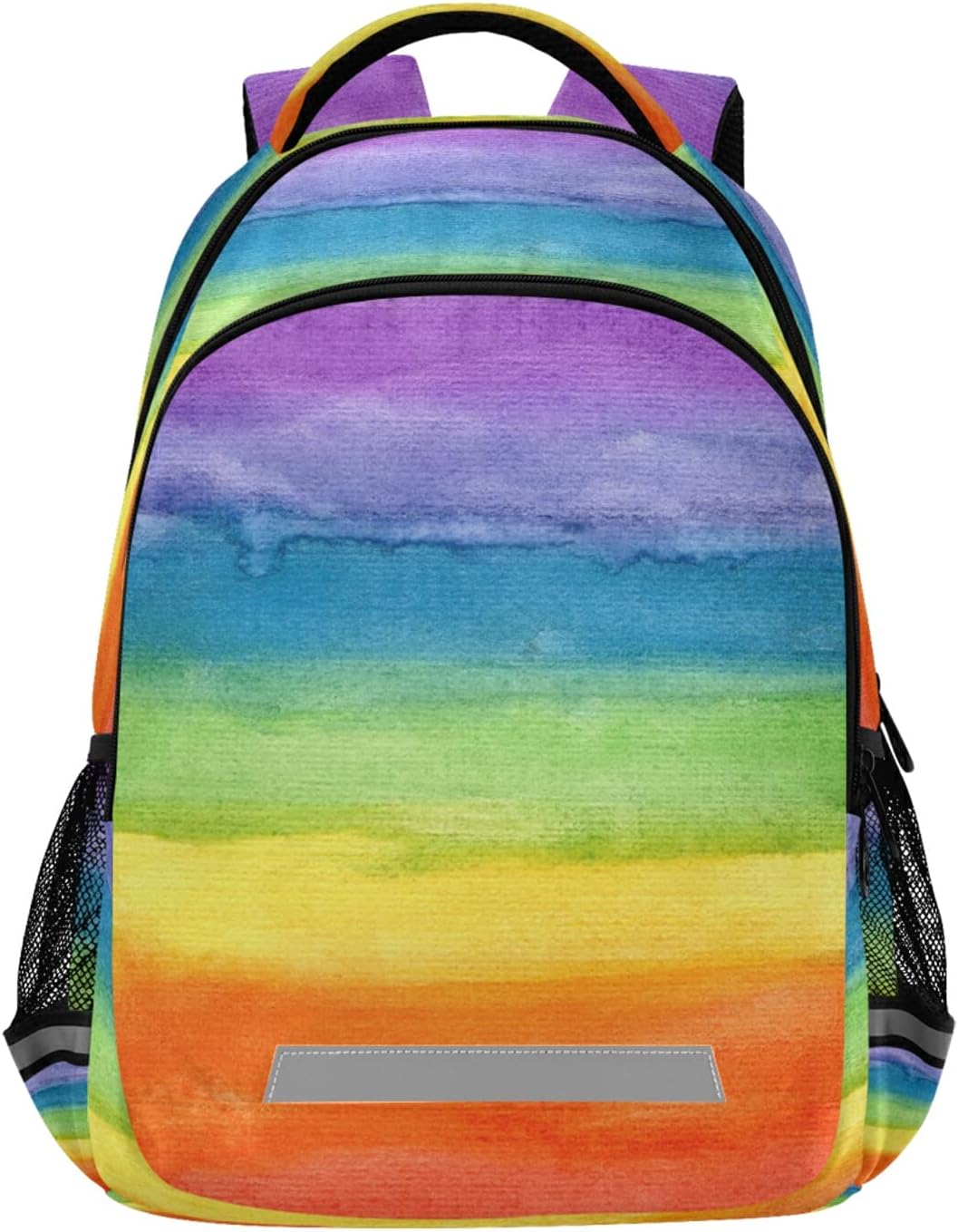 Eionryn Colorful Striped Rainbow Backpack Laptop Backpacks Book Bags Water Resistant Daypack Durable College Shoulder Bag Sports Travel Day Pack