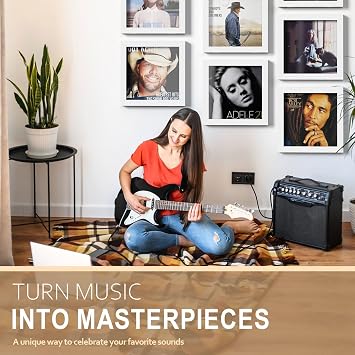 Vinyl Record Frame for the Wall, 1 Pack Vinyl Record Display Frame, Album Frames for 12x12 Inch LP Album Cover (White)