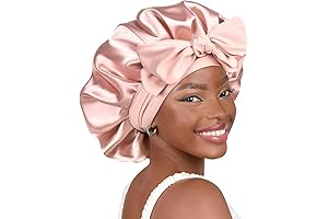 Double-Layer Silk Hair Cap Sleep for Luxurious Hair Care