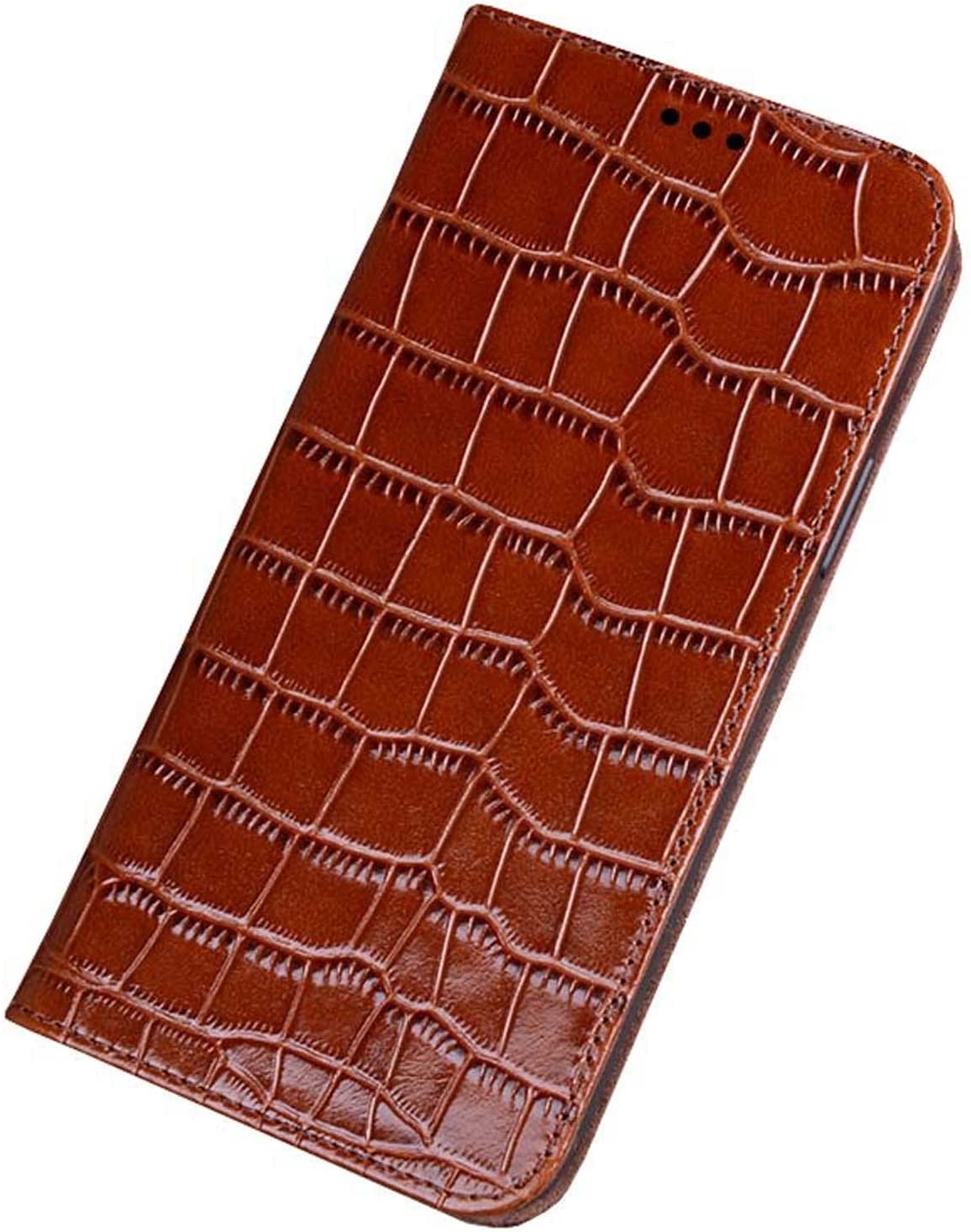 Étui crocodile iPhone 14 Pro Max marron en cuir chic - 8