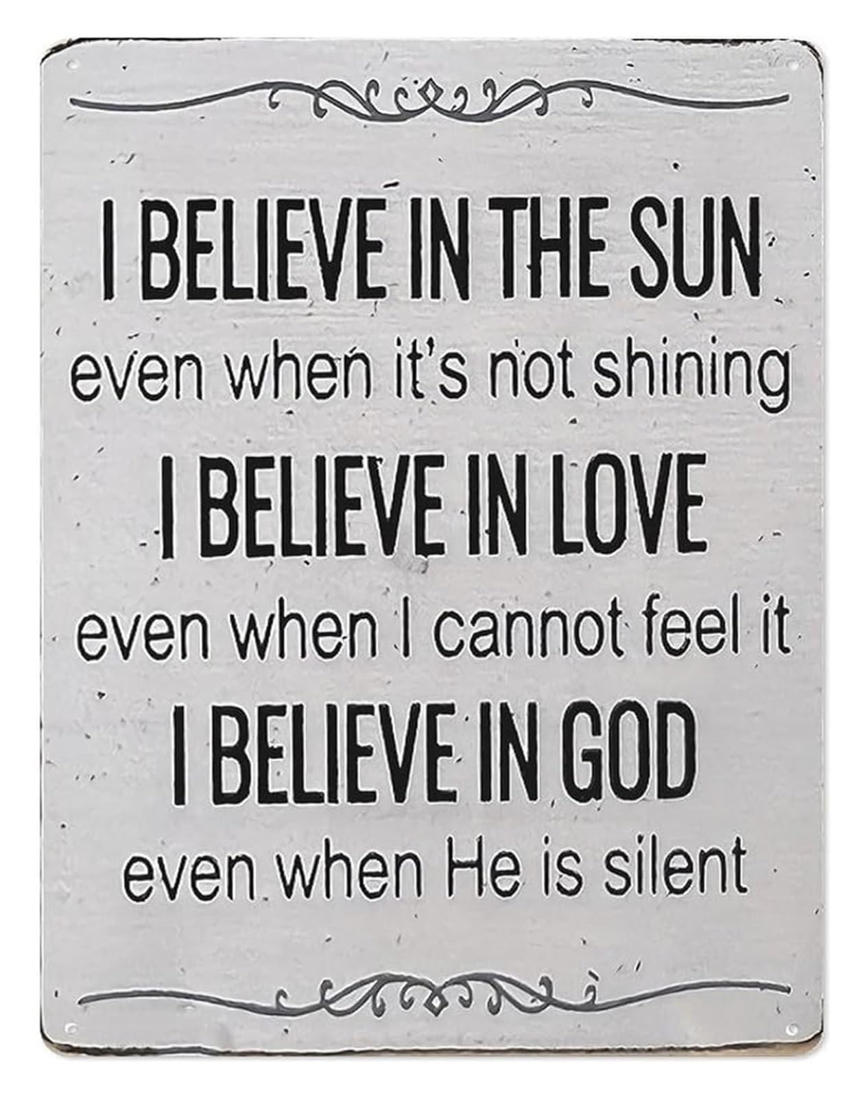 NWPNLXEA Christian Metal Tin Sign Trust in the Lord with All Your Heart Bible Verse Decorative Plaque for Office Entryway 8 X 12 in
