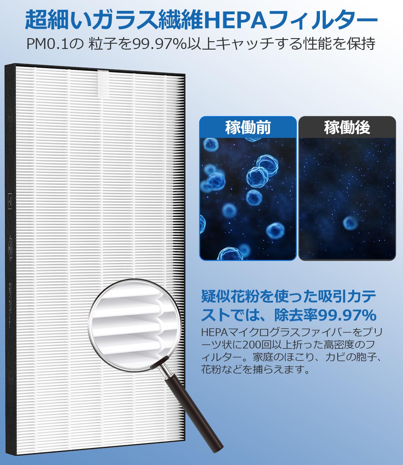 Amazon.co.jp: シャープ加湿空気清浄機用 FZ-D10HF 集じんHEPA