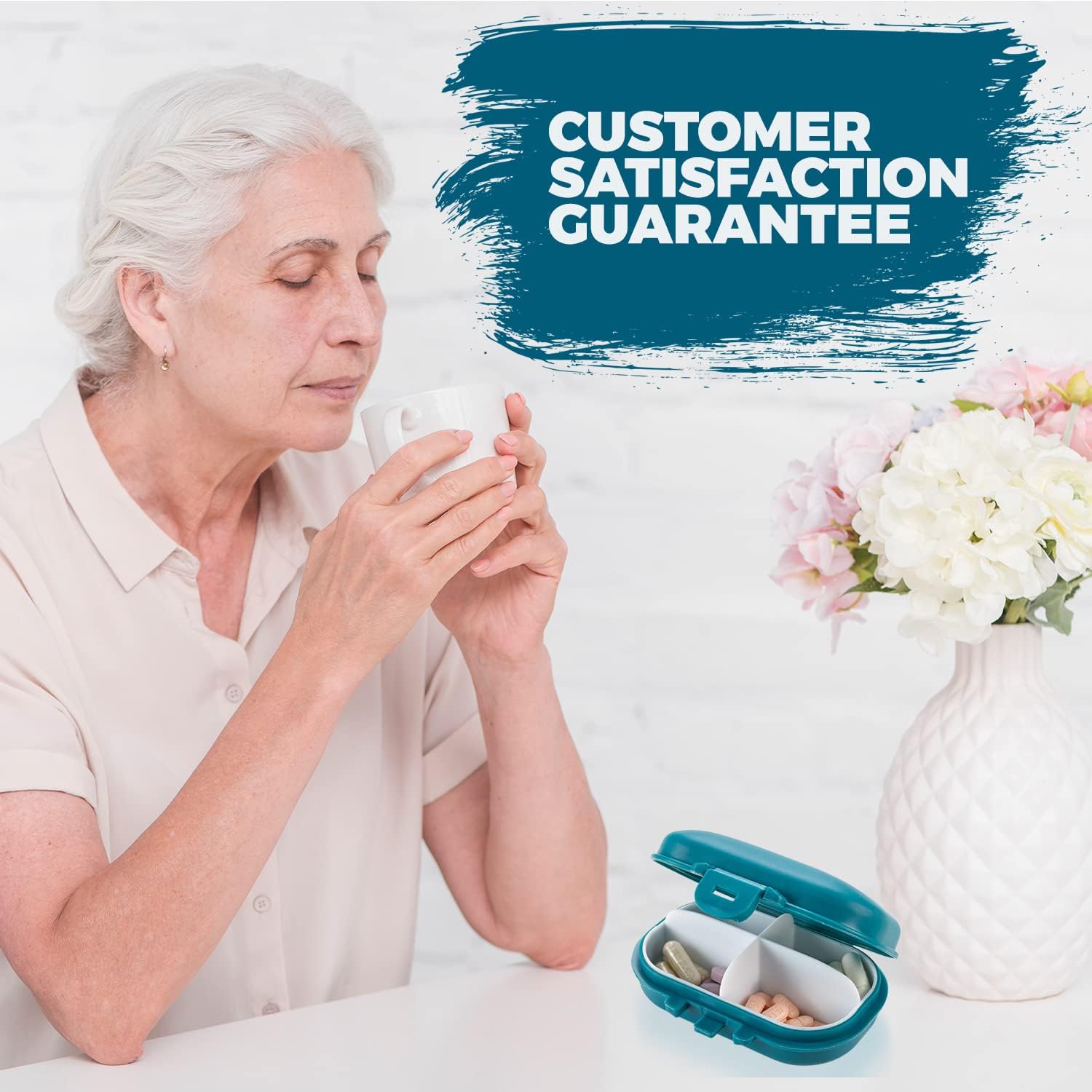 🔥 Pill Organizer Box - 4 Compartment Travel Medication Carry Case - A Daily Pill Box Vitamin Organizer Box for Your Pocket or Purse Flаѕh Dеаlѕ - 80% оƒƒ Pill Organizer Box - 4 Compartment Travel Medication Carry Case - A Daily Pill Box Vitamin Organizer Box for Your Pocket or Purse