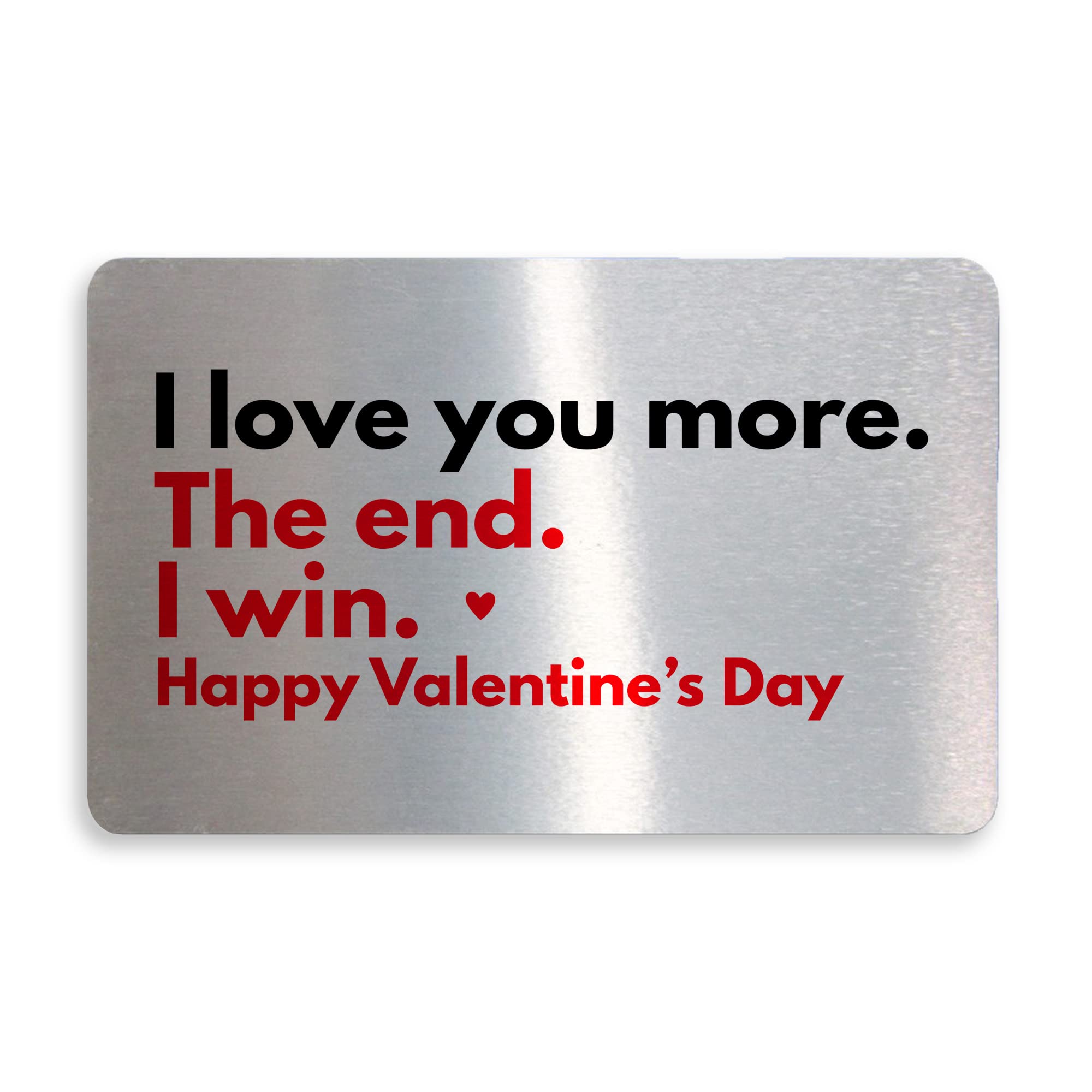 RED OCEAN Valentines Gifts For Him Her LOVE YOU MORE Perfect Boyfriend Girlfriend Husband Wife Gift