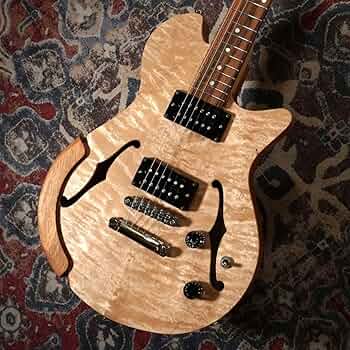 Amazon | dragonfly Maroon Custom 650 Chamber/Maple セミアコギター