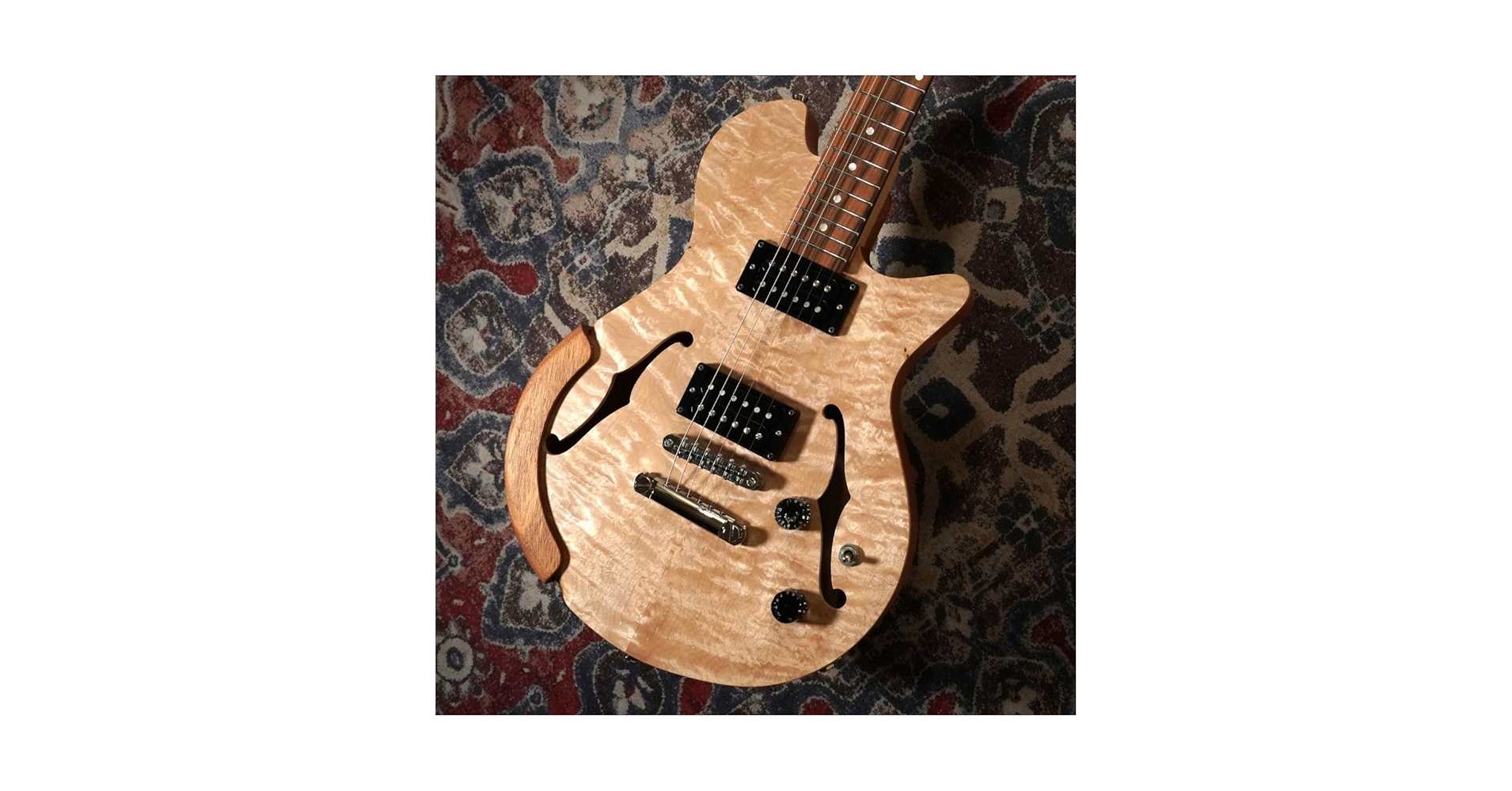 Amazon | dragonfly Maroon Custom 650 Chamber/Maple セミアコ