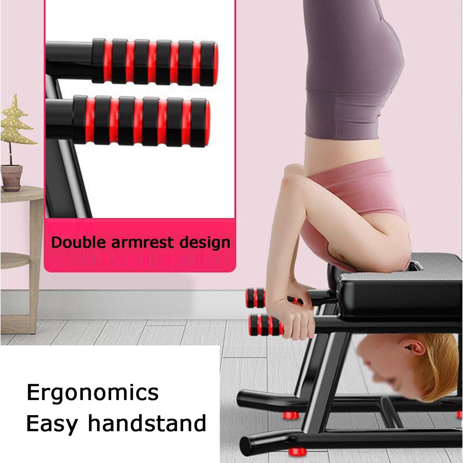 Sgabello For Verticale Sulla Testa For Yoga, Sedia For Inversione For Yoga, Supporto For Spalle Sicuro E Allenatore For La Verticale, Capacità Di 440 Libbre