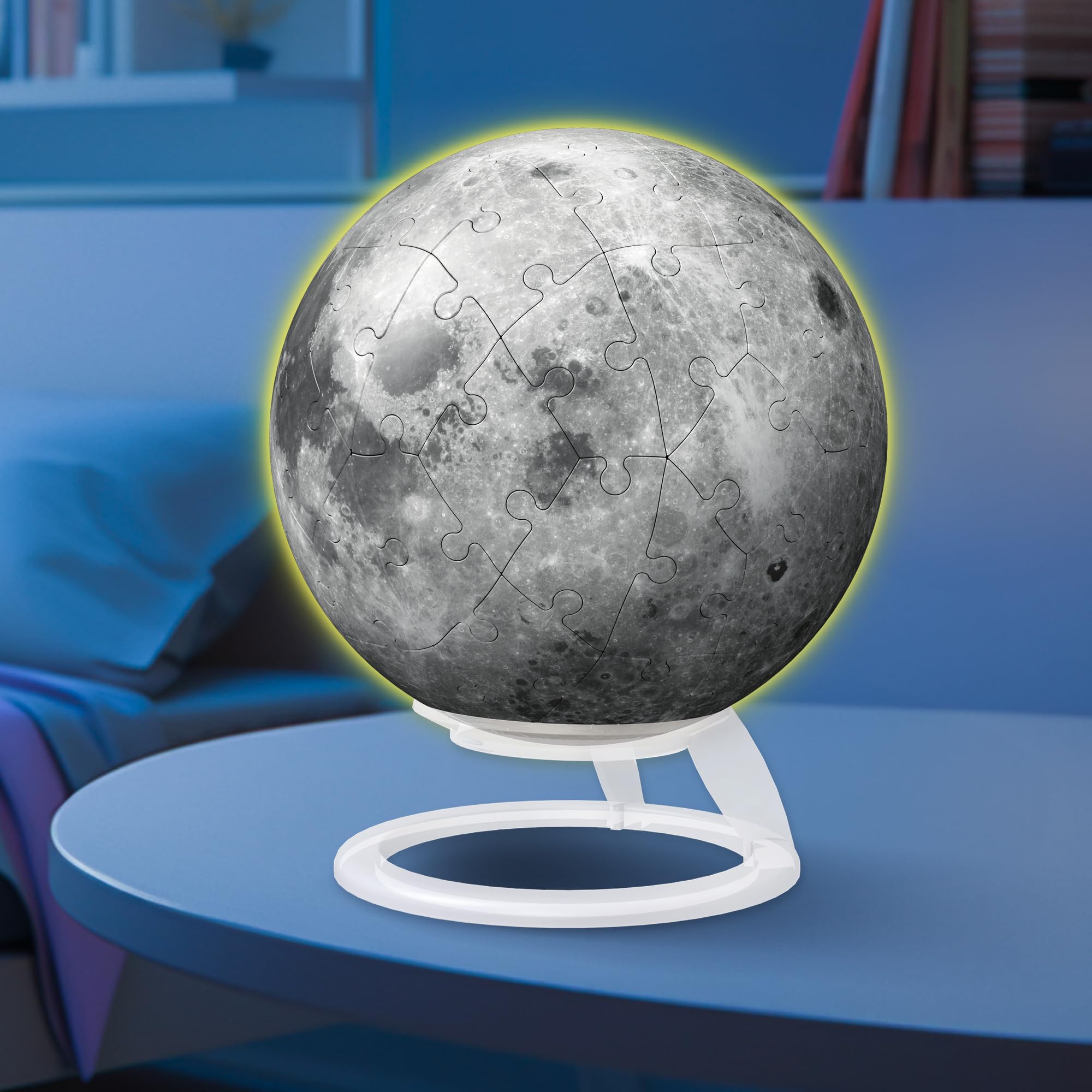 Ravensburger Glow-in-The-Dark Moon 72 Piece 3D Jigsaw Puzzle for Adults and Kids - 11586 - Great Gift for Any Birthday, Holiday, or Special Occasion - Image 4