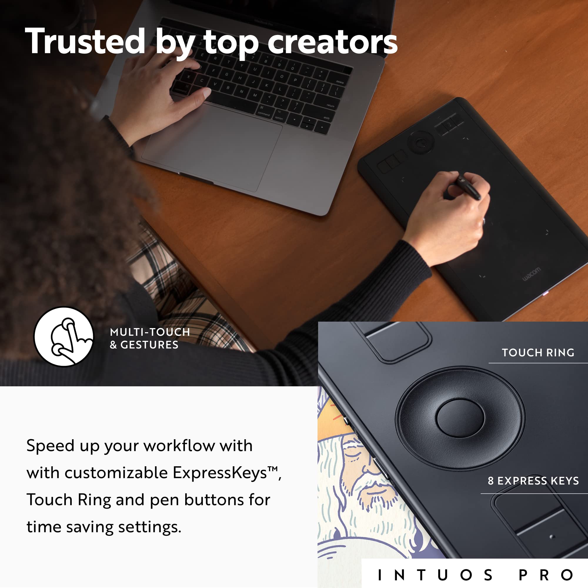 Wacom Intuos Pro Medium Bluetooth Graphics - Amazon.com Wacom Intuos Pro Medium Bluetooth Graphics - Amazon.com