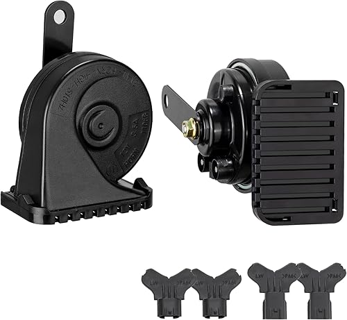 Miniatura 11 de Bocina de auto adecuada para Chevy/GMC/Ford 12V bocinas de coche ruidosas con parrilla protectora Bocina de caracol eléctrica de doble tono