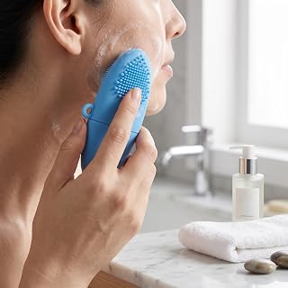Silikon Blackhead Remover Tool Rostfri Stålskrapa | Näsrengöring, Icke-porös Applikator, Lermaskspridning, Flexibel Ansiktsspatel, Sköljning med Varmt Vatten