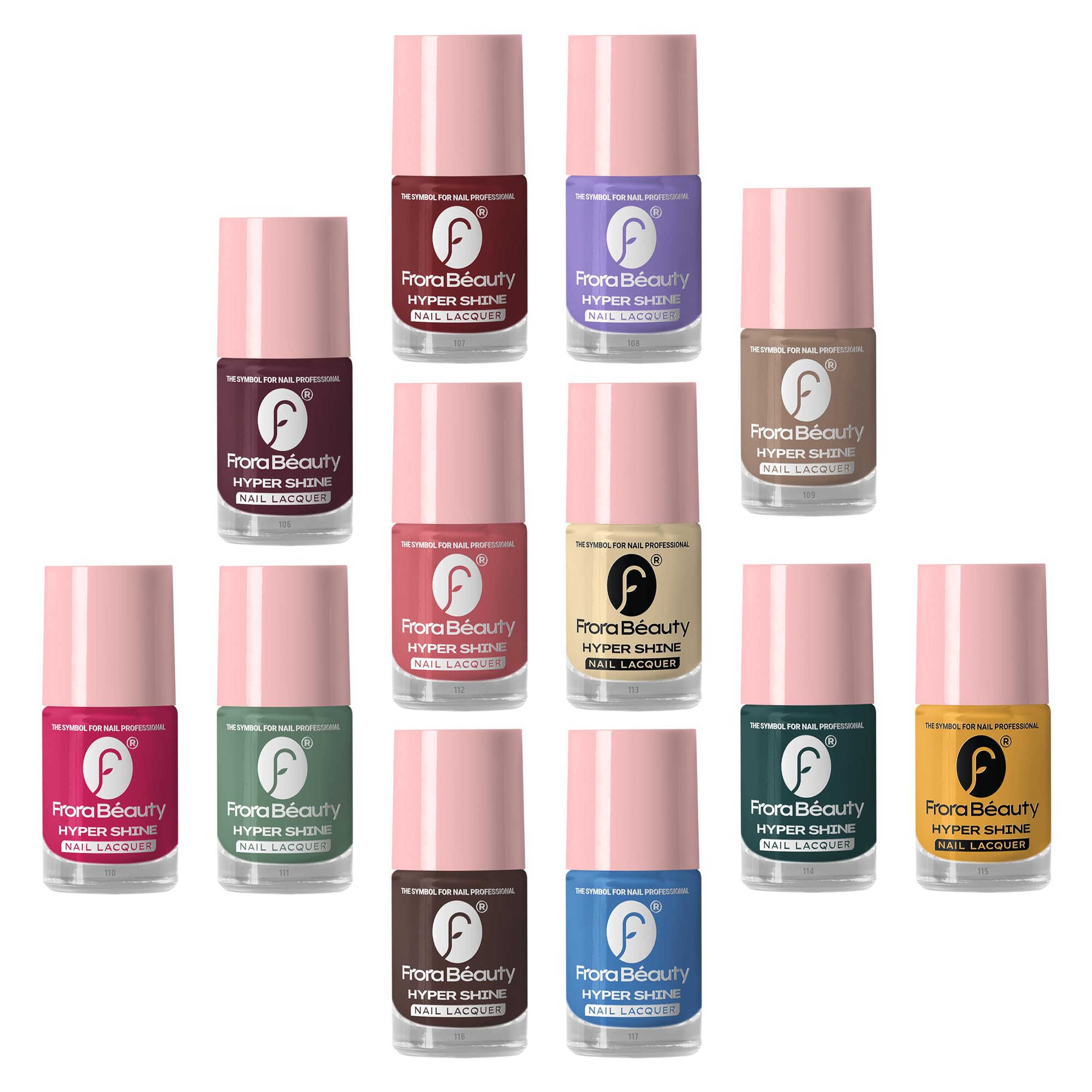 Matte Finish Nail Polish Combo Set of 12 (6 ml Each) 06/12-image-25