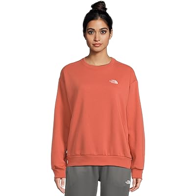The North Face Evolution Embroidered Oversized Crew mars dust