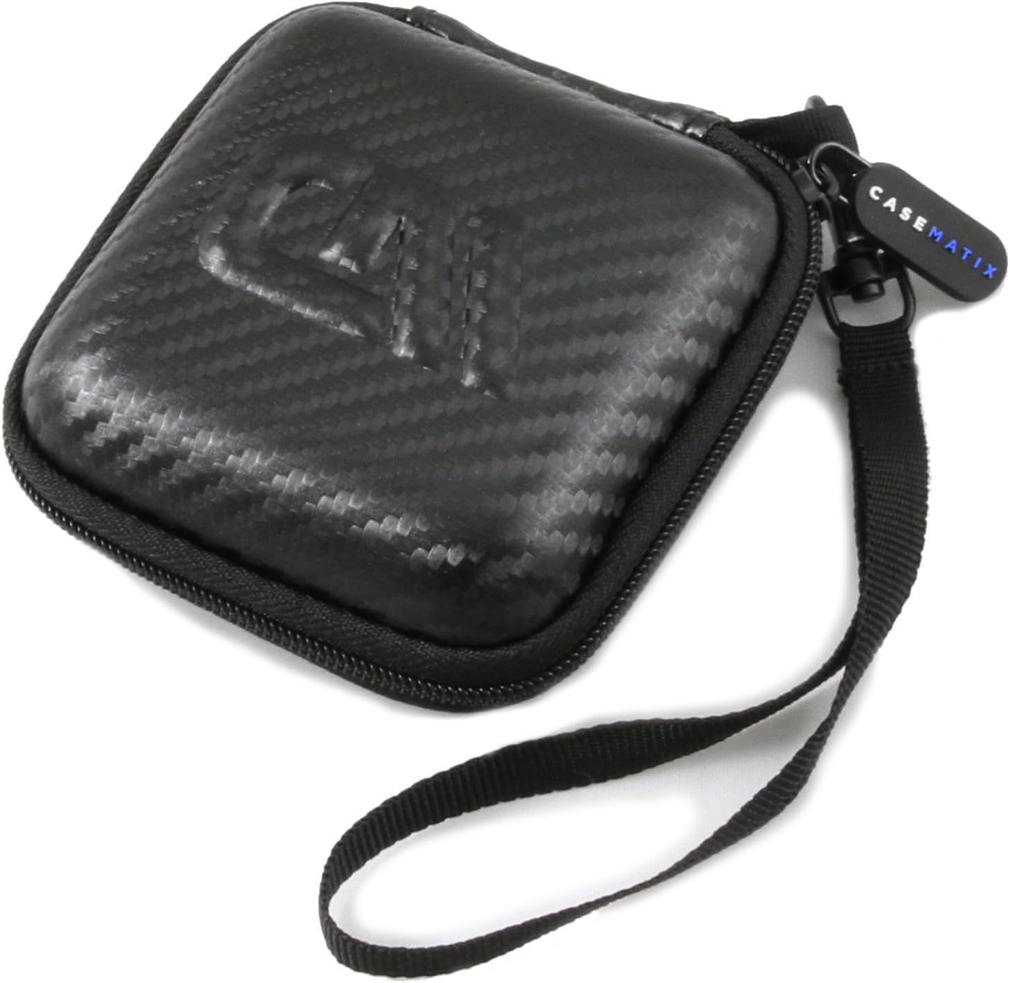 CASEMATIX Carry Case Compatible with Dual Electronics XGPS150A Multipurpose Universal Bluetooth GPS Receiver and Charging Cable, Does not fit Large Accessories and Travel Case Only