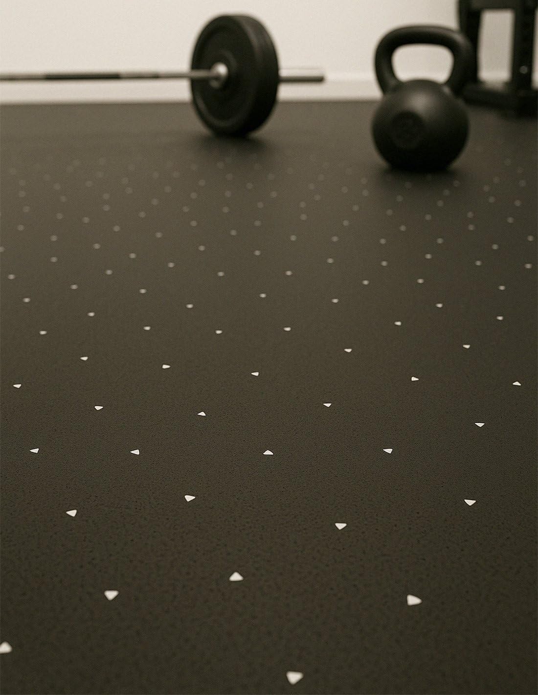 JARDIN202 - Suelo Para Gimnasio SPORT PREMIUM BLANCO- Rollo | Rollo 8mm 1,25x8m -