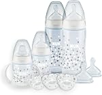 NUK Smooth Flow Anti-Colic Bottle Newborn Gift Set, 0+ Months, 11-Piece Set