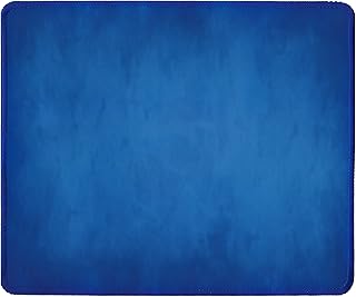 Silent Monsters Mouse Mat Small 24 x 20 cm / 10 x 8 inches, Mouse Pad Design: Blue, Stitched Edges, Mousemat for Office and Gaming, Mousepad Non-Slip Rubber Base, Desk Mat