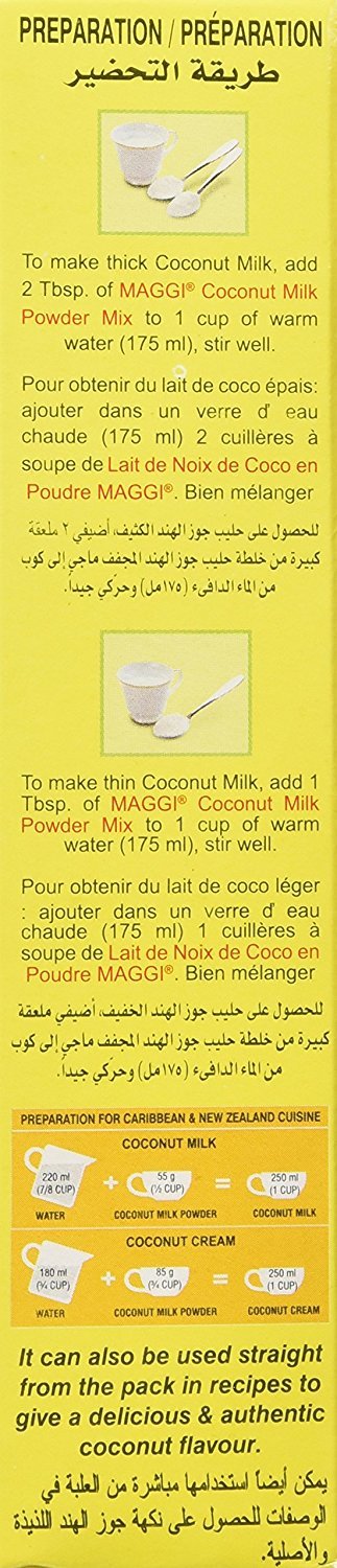 Maggi Coconut Milk Powder Mix 150 g (Pack of 4)