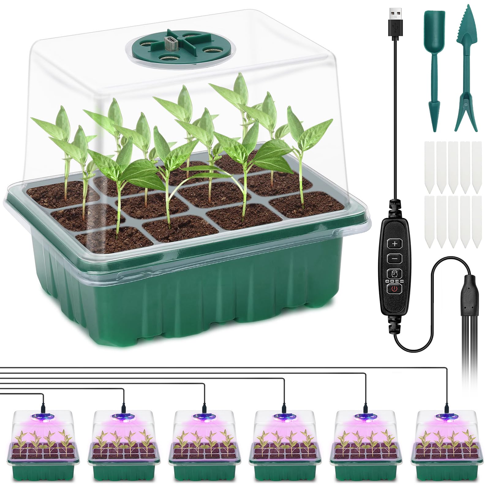 serre de germination 6 pcs avec