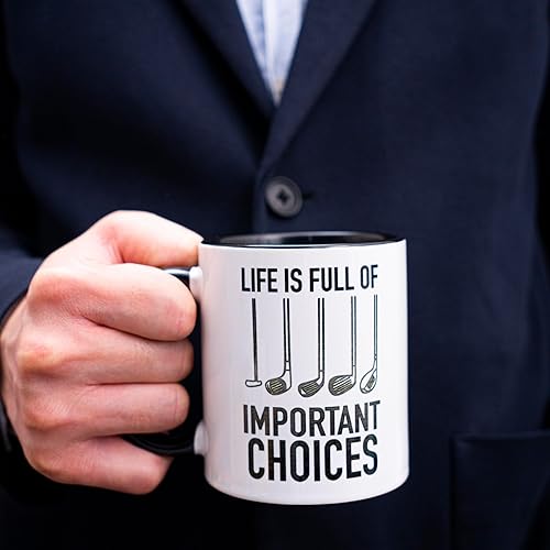 Miniatura 8 de decorluxes Regalos de Golf para Papá Taza de Cerámica de 11oz, Taza del Mejor Papá por Par, Divertido Regalo de Golf para Hombres, Esposo, Regalos