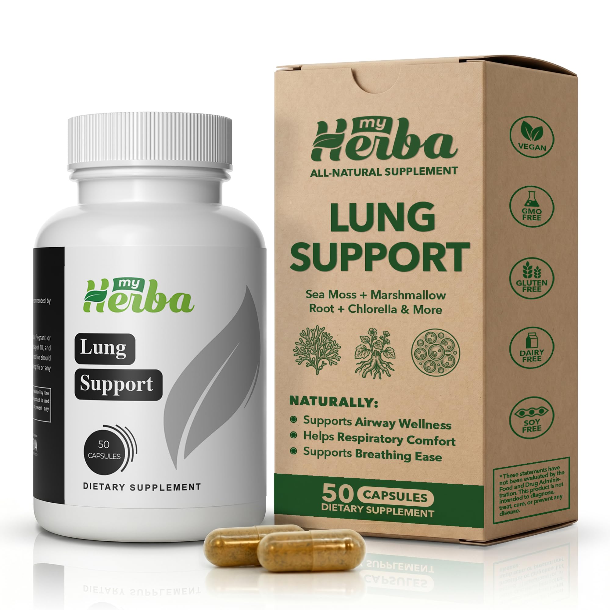 Amazon.com: MyHerba Lung Support Supplement - Made with Organic