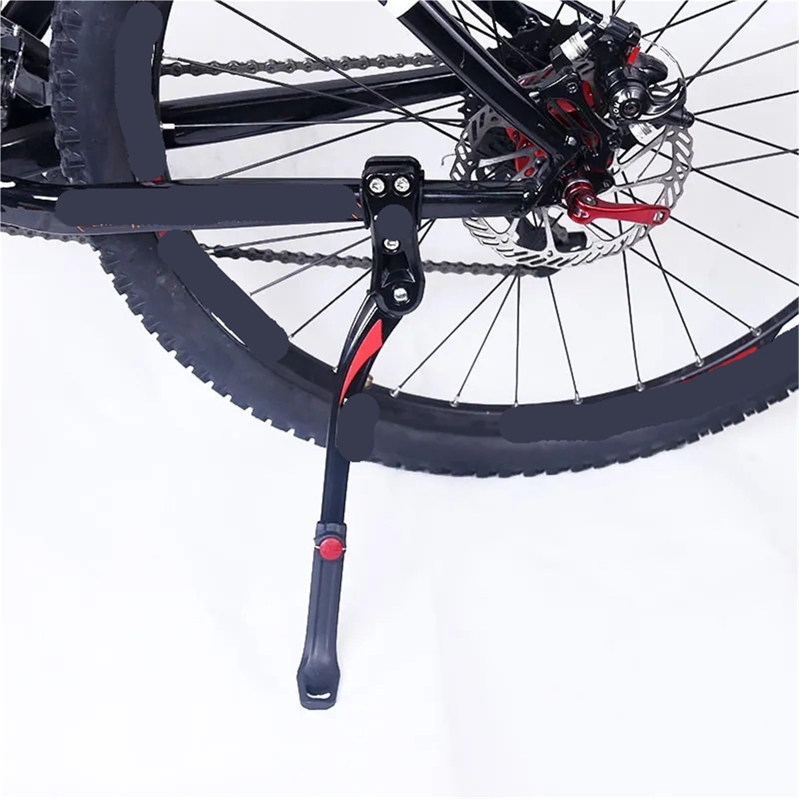Caballete De Bicicleta Soporte de estacionamiento for Bicicleta, Soporte for montaña, Lateral, for pie 24 ''-29'', Ajustable, 34-41cm