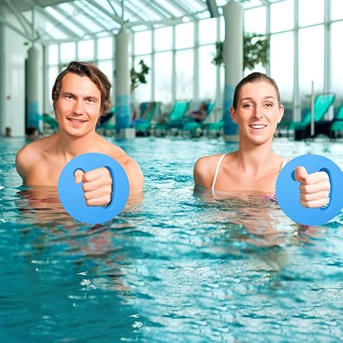 Miniatura 4 de Wuluwala - Pesas acuáticas de fitness, disco de ejercicio acuático para aeróbicos acuáticos, fitness en la piscina, disco de agua Aqua