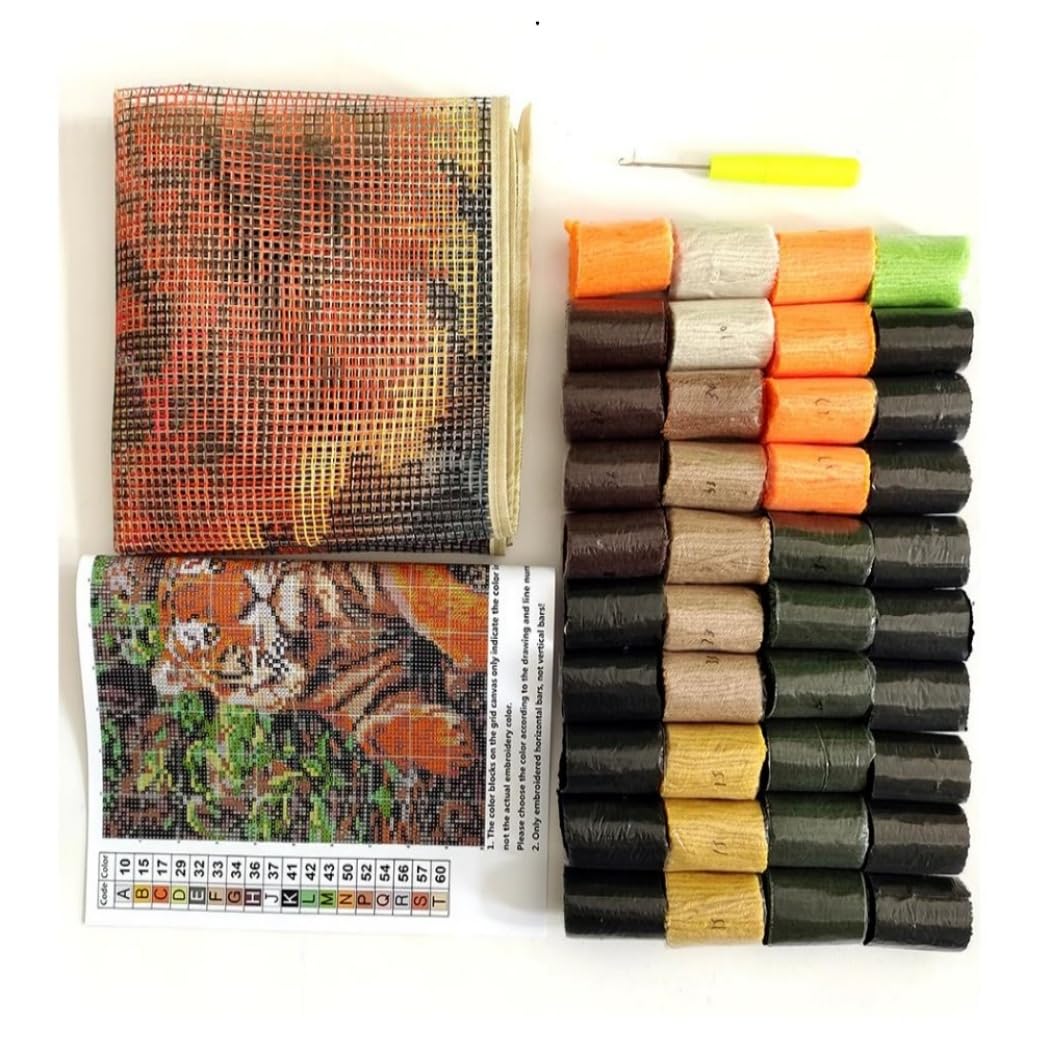 Kit per realizzare tappeti | Wite Mountain (tela stampata 87 x 61 cm)
