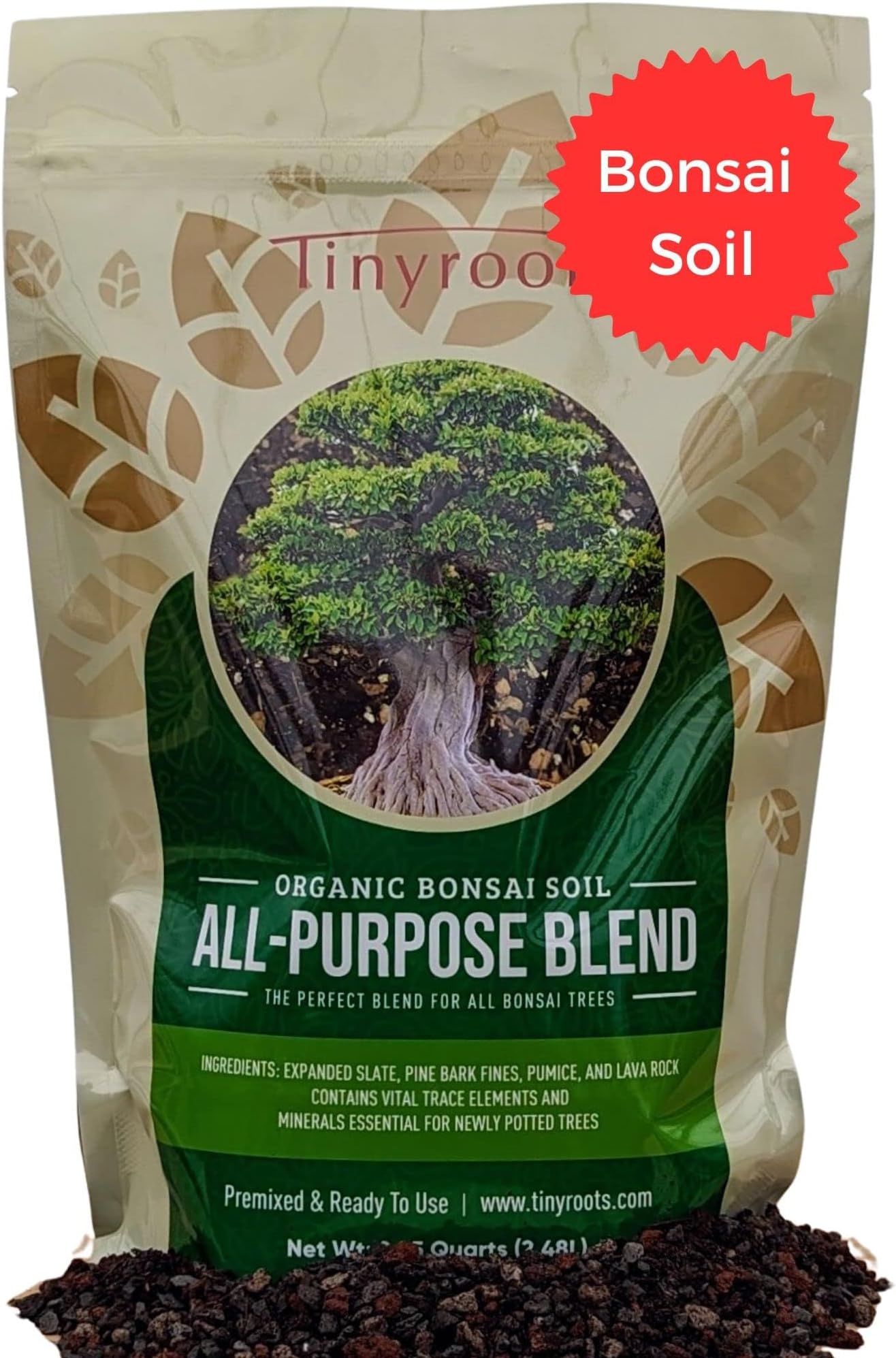 Bonsai Jack Universal Organic Bonsai Soil Mix 221 1 Gallon Grocery & Gourmet Food