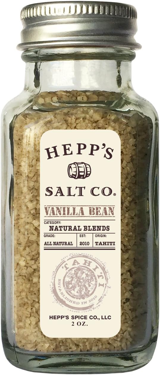 Hepp's Salt Co., Vanilla Bean Sea Salt 2oz.