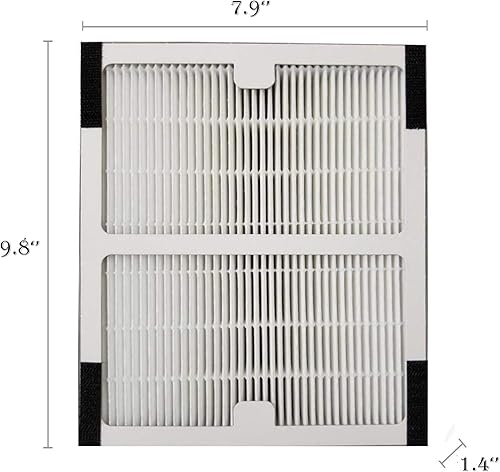 Miniatura 6 de Idylis - Filtro purificador de aire A - Juego de 2 filtros HEPA y de carbono para Idylis IAP-10-100, IAP-10-150, AC-2119, modelo IAF-H-100A
