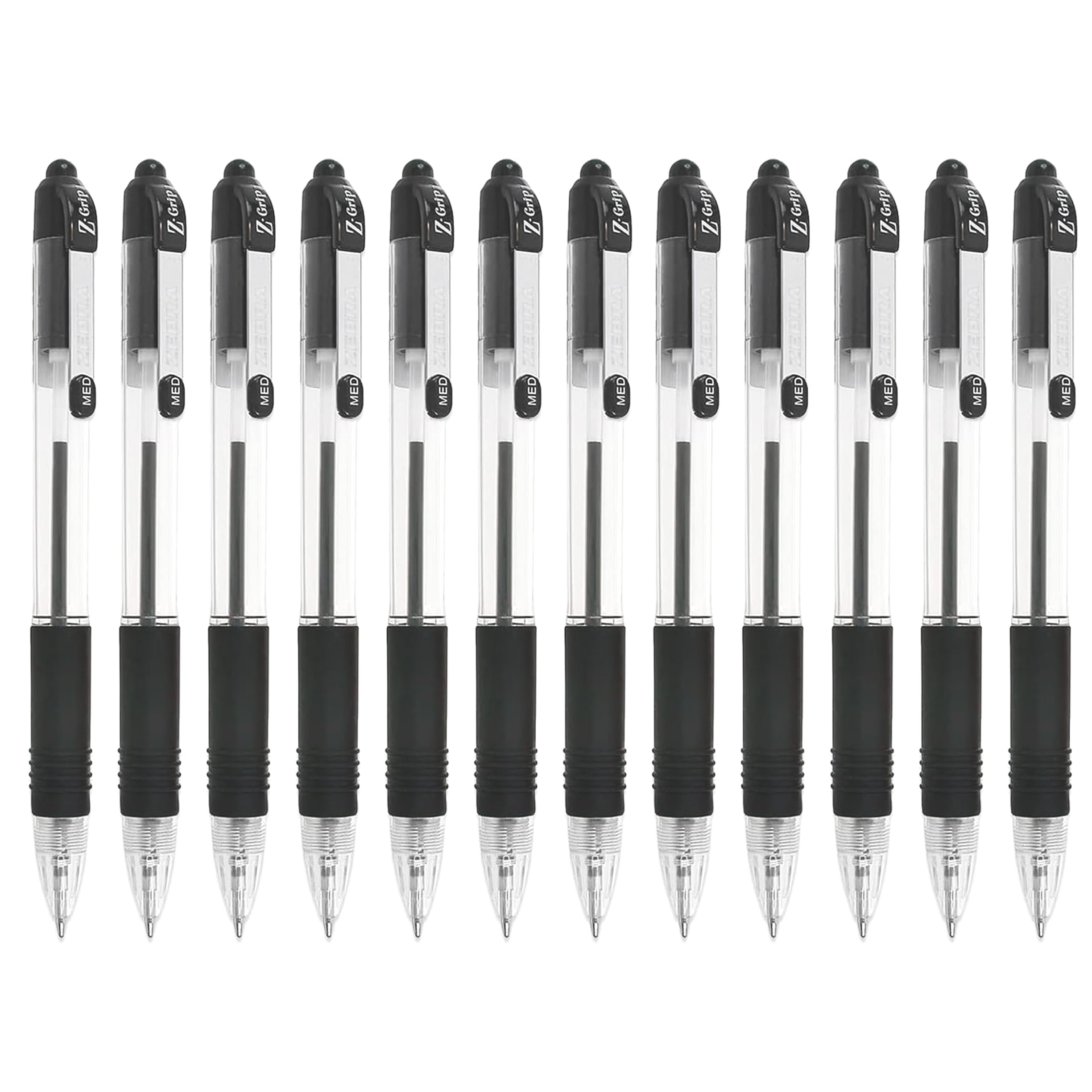 Zebra Z-Grip Retractable Ballpoint Pen - Economy Pack of 20 (Black), 1 count (Pack of 20) - Image 2