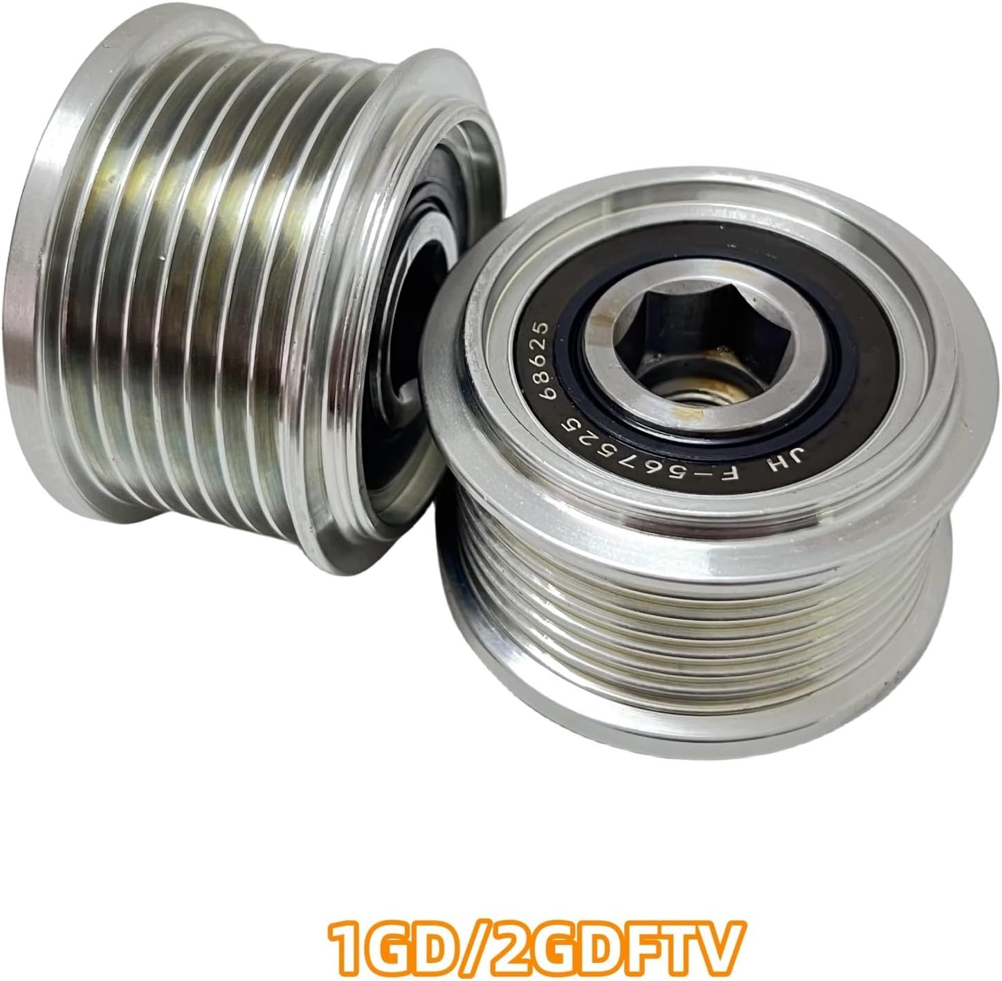 CAR ALTERNATOR Pulley Compatible with Toyota HILUX INNOVA FORTUNER 1GD/2GDFTV GUN125/126/135 GUN156 7PK 2015-2022 OE 27415-0L050 535023210