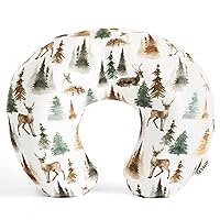 Vista 26 de GRSSDER Funda de almohada de lactancia Funda de almohada de lactancia elástica y extraíble de visón para almohadas de lactancia, funda ultra suave