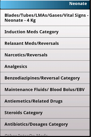 Pedi Anesthesia