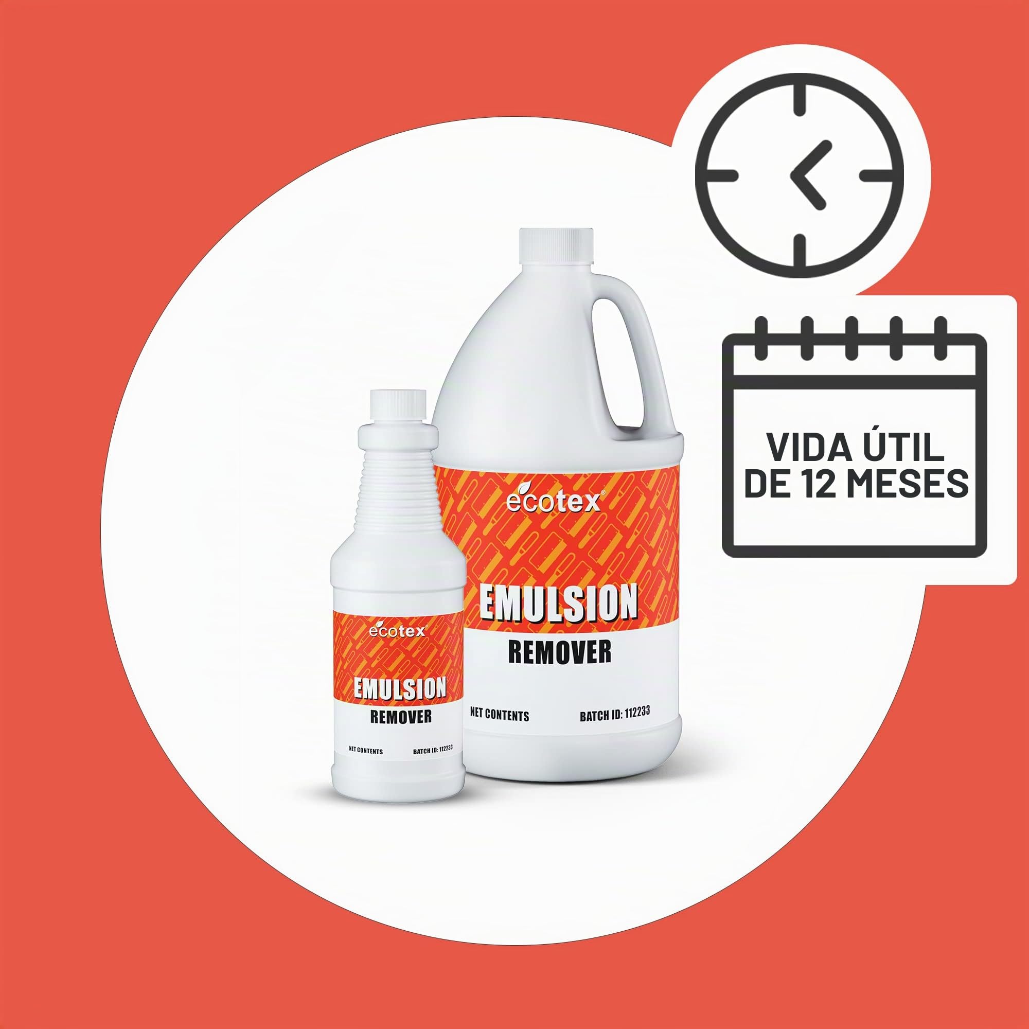 Amazon.com: Ecotex® Removedor de emulsión de serigrafía (cuarto de