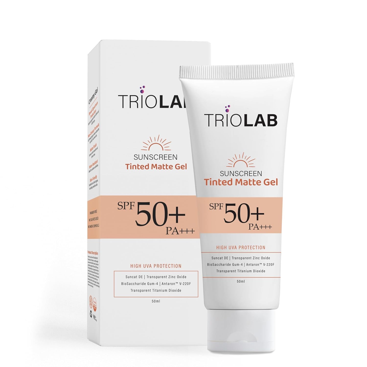 TRIOLAB Tinted Matte Gel Sunscreen SPF 50+ PA+++ for Oily & Sensitive Skin | Ultra Lightweight, Non-Greasy, No White Cast... - Review, Price and Buying Guide
