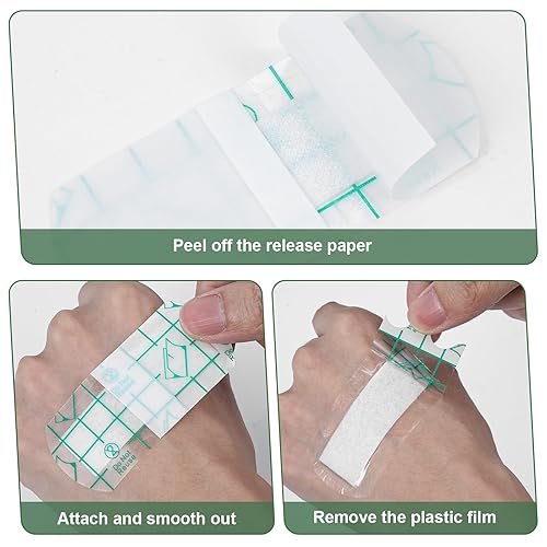 Miniatura 4 de 40 piezas desechables de plástico protector para ojos, impermeable, cinta protectora para cejas, suministros de pasta de cuidado posterior de