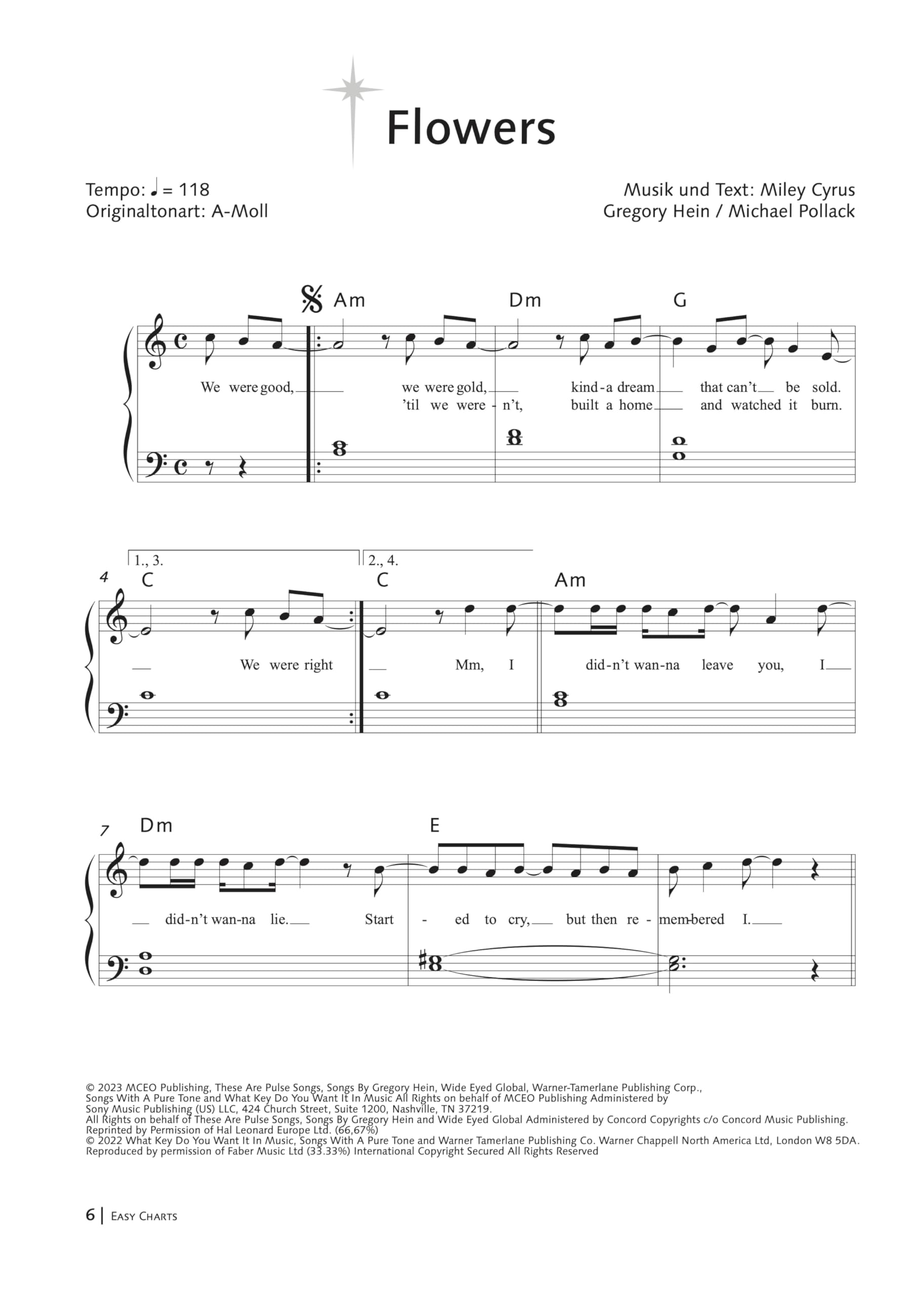 Easy Charts: Band 14. Klavier / Keyboard. Spielbuch.