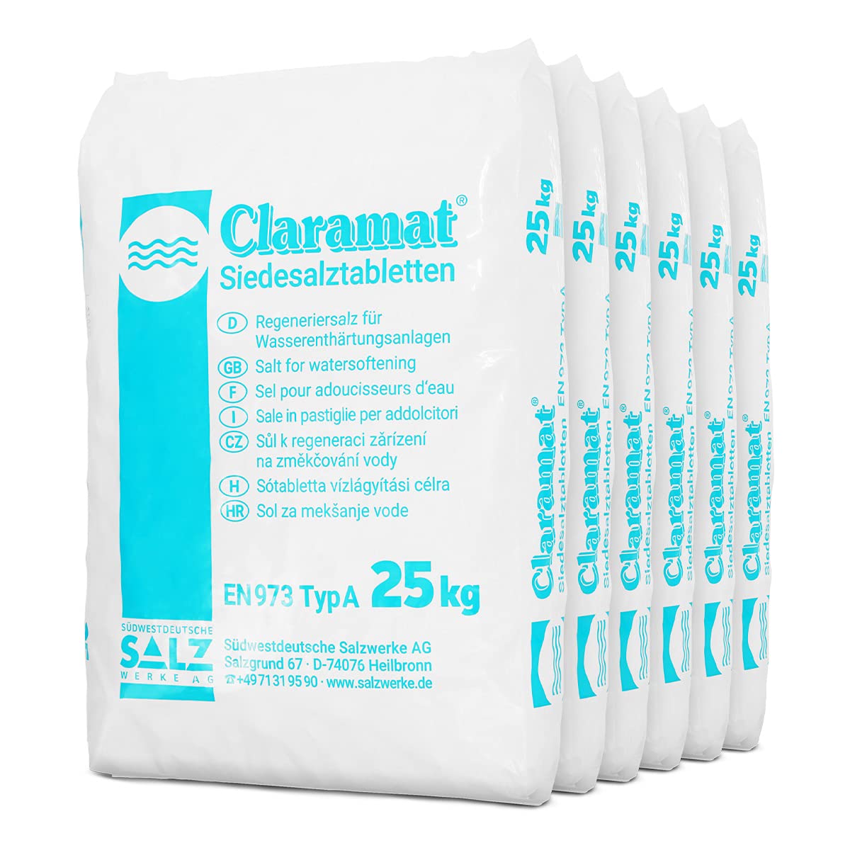 Pastillas de sal Claramat 150 kg