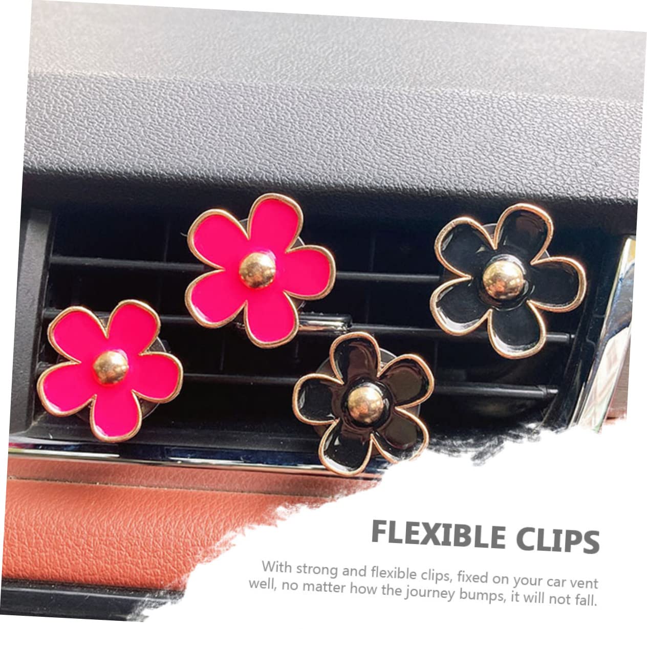 Vaguelly 30stücke Blumen Auto Ventilationsclip Teiliges Farbenfrohe Auto-innenraumdekoration Und Komfortabler Luftauslass-clip Für Aromatische Erfrischung Und Stilvolle Gestaltung