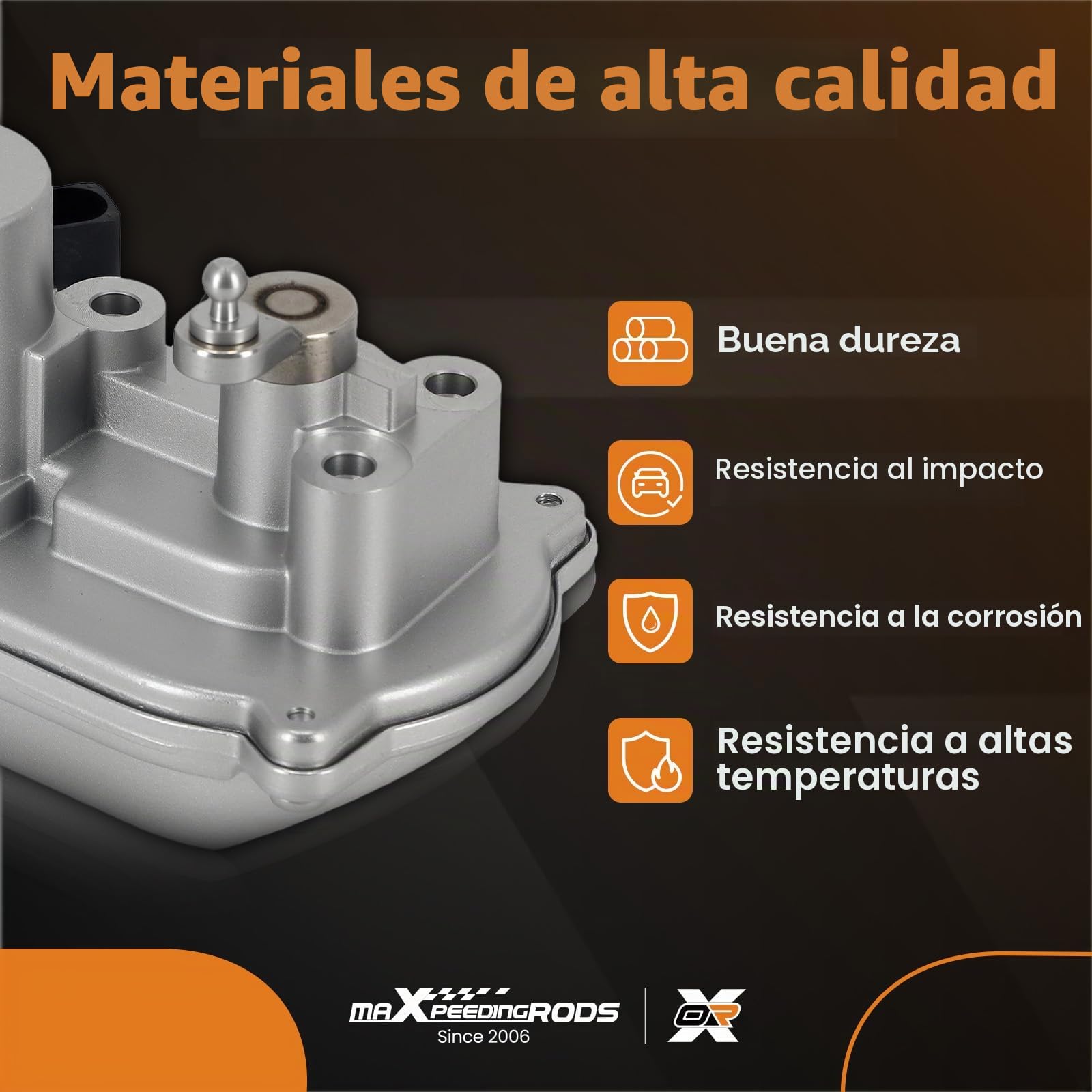 maXpeedingrods Actuador turbocompresor eléctrico para Audi A4 para VW Touareg 2.7 3.0 TDI B7 2004-2008 059145725J A2C53106046