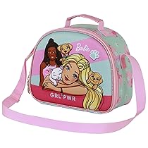 Karactermania Barbie Pets-Borsa Porta Merenda 3D, Rosa, 26 x 20 cm